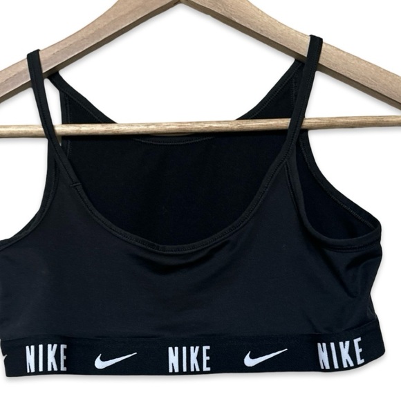 Youth Girls Nike Black Sports Bra | Cheerleader Practice Wear | Size XL - Picture 2 of 7